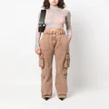 MSGM cargo-pocket straight-leg jeans - Brown