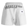 izzue logo-print jersey-fleece shorts - Grey