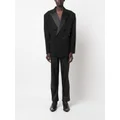 Dsquared2 double-breasted silk-lapels blazer - Black