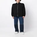 BOSS wide-ribbed lightweight jacket - Black