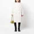 Calvin Klein double-breasted wool-blend coat - Neutrals