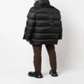 Rick Owens high-neck puffer coat - Black