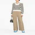 Kenzo wide-leg wool trousers - Brown
