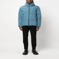Herno padded zip-up hooded jacket - Blue