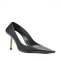 Lanvin metallic-heel pointed-toe pumps - Black