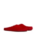Marni Fussbet Sabot calf-hair slippers - Red