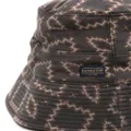 White Mountaineering geometric-pattern bucket hat - Grey