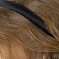 Jennifer Behr Tiana silk headband - Black
