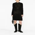 Missoni zigzag crochet-knit dress - Black