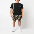 Moschino chain-print bermuda shorts - Black
