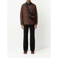 Burberry reversible checked quilted overshirt - Brown