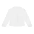 Dolce & Gabbana Kids logo-embroidered long-sleeve shirt - White