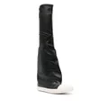 Rick Owens 30mm contrast-toe thigh-high boots - Black