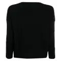 Chinti & Parker long-sleeve fine-knit sweater - Black