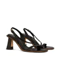 ETRO strappy leather sandals - Black