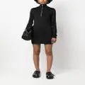 Jil Sander half-zip mini dress - Black