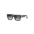 Philipp Plein Square logo-lettering sunglasses - Black