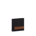 Zegna bi-fold leather wallet - Black