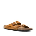 Birkenstock Arizona SFB calf-suede sandals - Brown