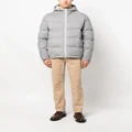 Brunello Cucinelli padded hooded down jacket - Grey