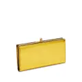 Jil Sander Goji logo-stamp leather purse - Yellow