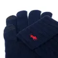 Polo Ralph Lauren Polo Pony cable-knit gloves - Blue