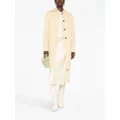 Jil Sander cashmere single-breasted coat - Yellow