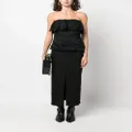ISABEL MARANT Madelia high-waist straight skirt - Black