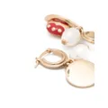 Tory Burch Double T pearl earrings - Gold