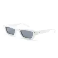 Valentino Eyewear logo-plaque tinted sunglasses - White
