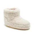 Moon Boot Icon Low faux-shearling boots - Neutrals