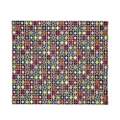 Marcelo Burlon County of Milan geometric-pattern crochet-knit blanket - Multicolour