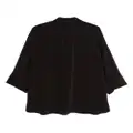 Yohji Yamamoto long-sleeve button-up shirt - Black