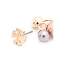 Tory Burch Kira post-back pearl earrings - Gold