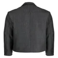Dunhill plaid-check pattern shirt jacket - Grey