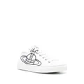 Vivienne Westwood Plimsoll Orb-print canvas sneakers - White
