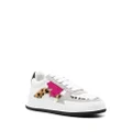 Dsquared2 patch-detail lace-up sneakers - White