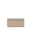 Dsquared2 logo-plaque leather card holder - Neutrals