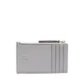 Tory Burch diamond-quilted leather wallet - Grey