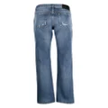 Roberto Cavalli distressed straight-leg jeans - Blue