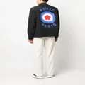 Kenzo Target logo-stamp shirt jacket - Black