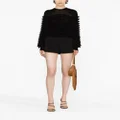 ZIMMERMANN 3D-knitted felted jumper - Black