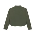 Saint Laurent Military button-up cotton shirt - Green