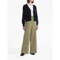 rag & bone wide-leg stretch-cotton trousers - Green