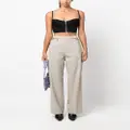 Dion Lee cut-out wool trousers - Neutrals