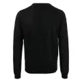 Cenere GB fine-knit merino wool jumper - Black