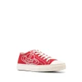 Vivienne Westwood Orb-print canvas sneakers - Red