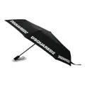 Dsquared2 logo-print compact umbrella - Black