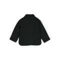 Calvin Klein Kids logo-patch shirt jacket - Black