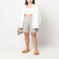 ASPESI tie-waist linen shorts - Neutrals